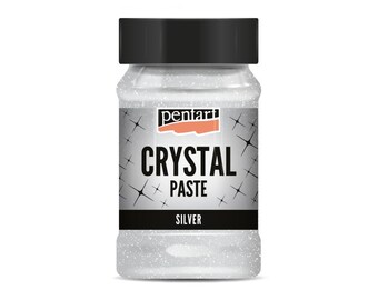 Pentat, pâte de cristal scintillante_ argent 100ml