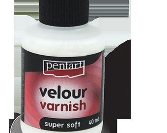 Pentart velor varnish 40ml.