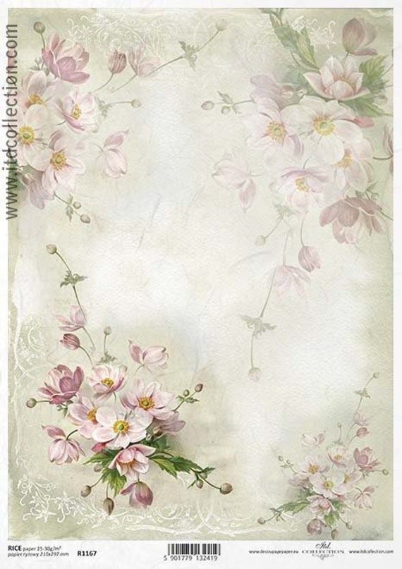 Paper Paper, Party & Kids Papercraft ITD Collection. Rice paper 3pieces