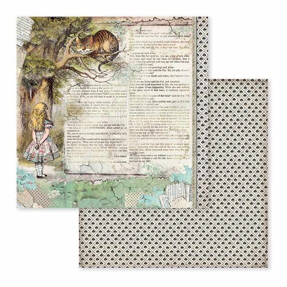 Stamperia Alice Scrapbooking Kit 30x30cm