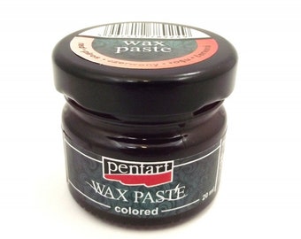 Pentart. Wax paste. Red. 20ml.