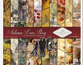 ITD Collection. Set of scrapbooking papers_ Autumn love