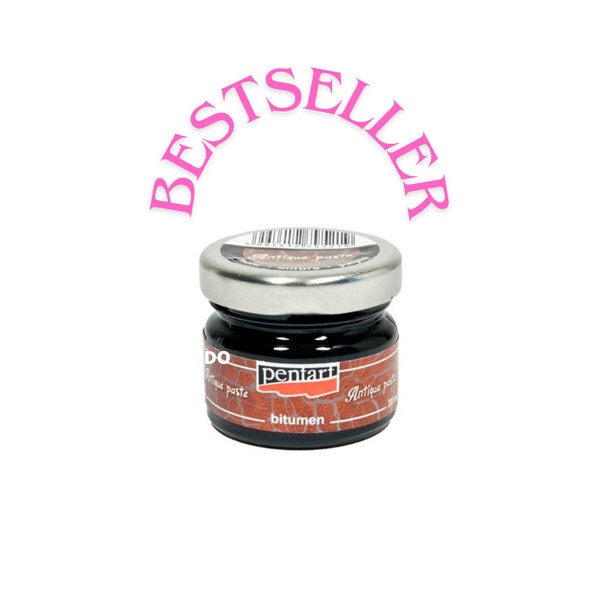 Pentart_ Antiquepaste_Patina Umbra_20ml. Best-seller!