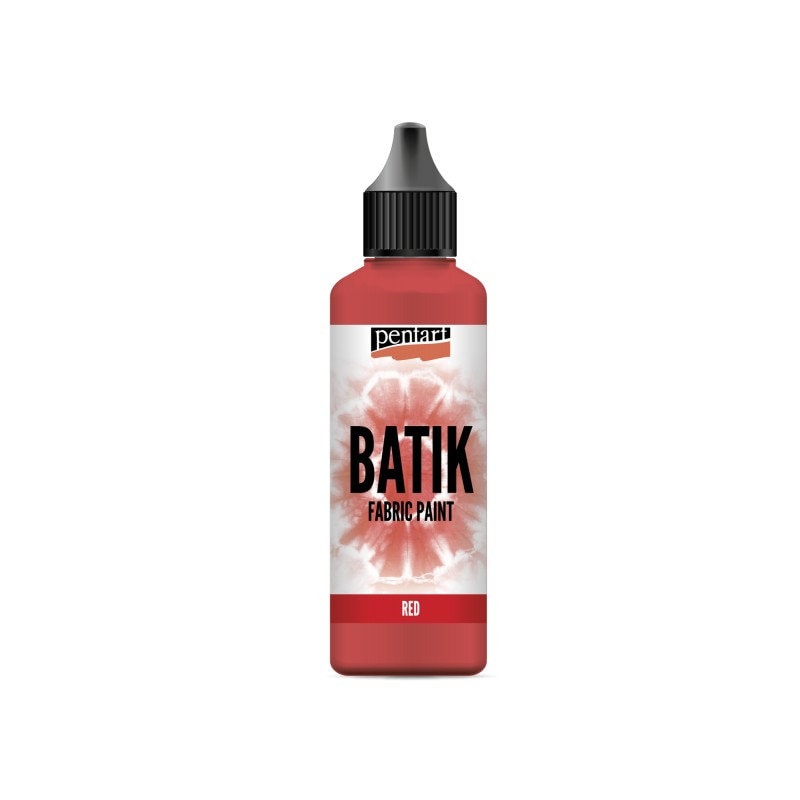 Pentart Batik Fabric Paint 80ml Red 