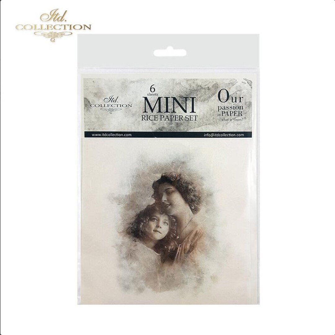 ITD Collection.rice Paper Set 6 Sheets of Rice Paper 14.8x14.8 Cm_ ITD ...