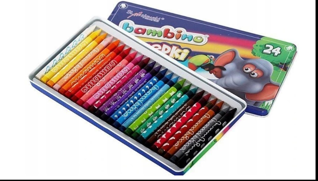 Gros crayons de couleur X 24 - Made in Germany