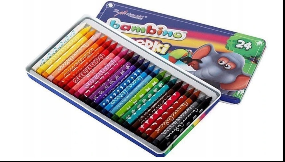 Crayons by Bambino 24 Pcs. Etsy