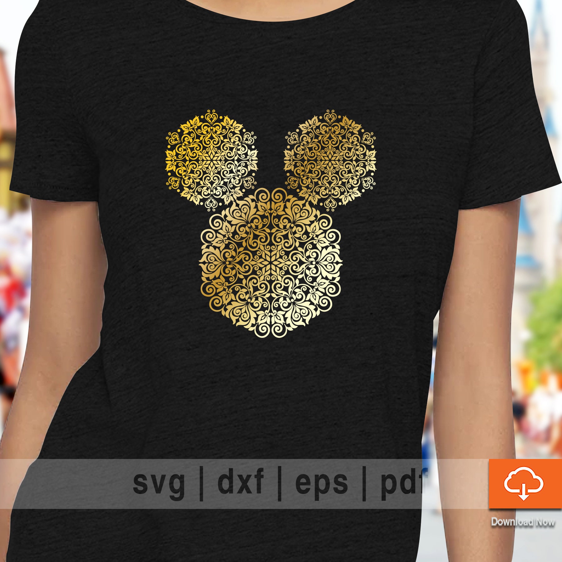 Download Cute Mickey T Shirt Svg Cutting Files Make Your Own Disney T Etsy