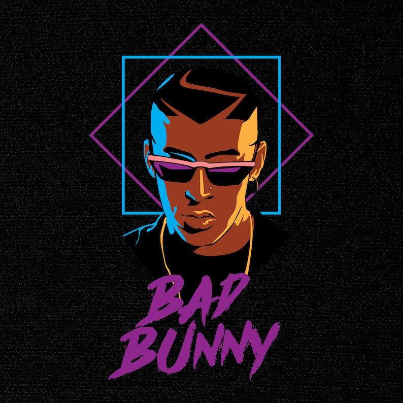 Download Bad Bunny SVG SVG Digital Cut File | Etsy