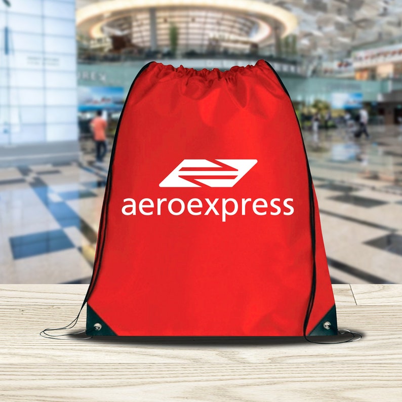 Custom Personalized String Bags With Logo Promo Drawstring Etsy