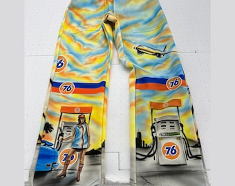 Benutzerdefinierte Airbrush Jeans | Hand geairbrushed Denim von Ernie der Designer