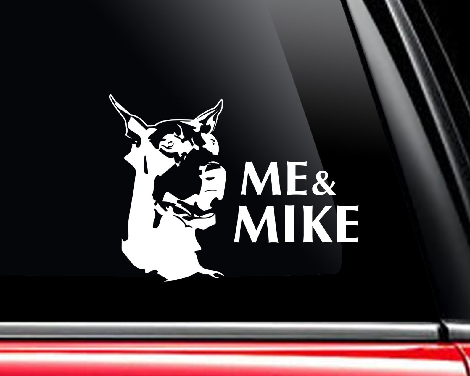 Doberman Pinschers Vinyl Window Decals Make a Decal Online Etsy