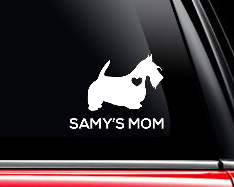 Yorkshire Terrier Vinyl Window Decals Make a Decal Online W/ Etsy