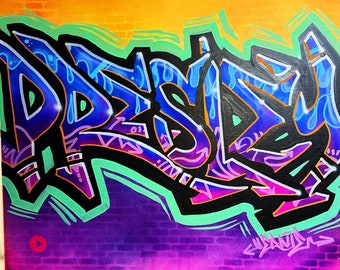 Graffiti Leinwand Kunst Gemälde