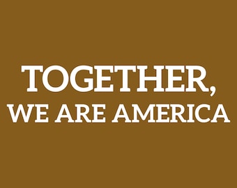 Zusammen sind wir Amerika SVG