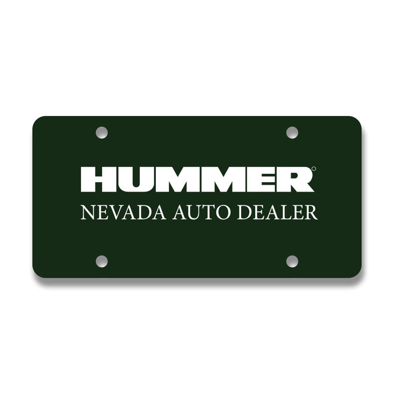Custom Dealer License Plates Inserts Car Dealer License Etsy