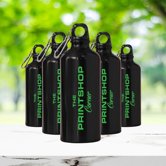 Custom 26 oz. Aluminum Water Bottle with Matching Carabiner - Design Water  Bottles Online at