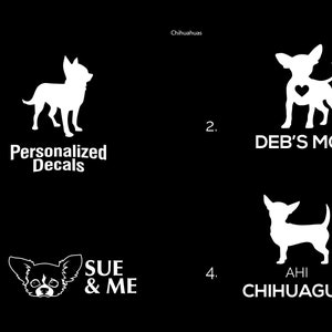 Chihuahua 01 In Watercolor Vinyl Waterproof Sticker Decal - Foto 9