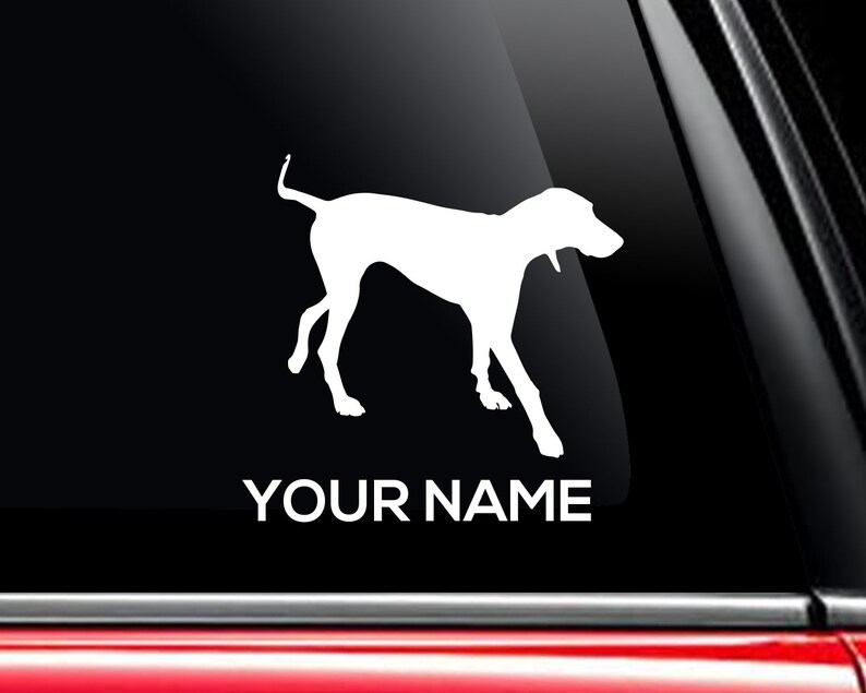 Weimaraners Vinyl Window Decals Vinyl Car Decal Make a Decal Online w
