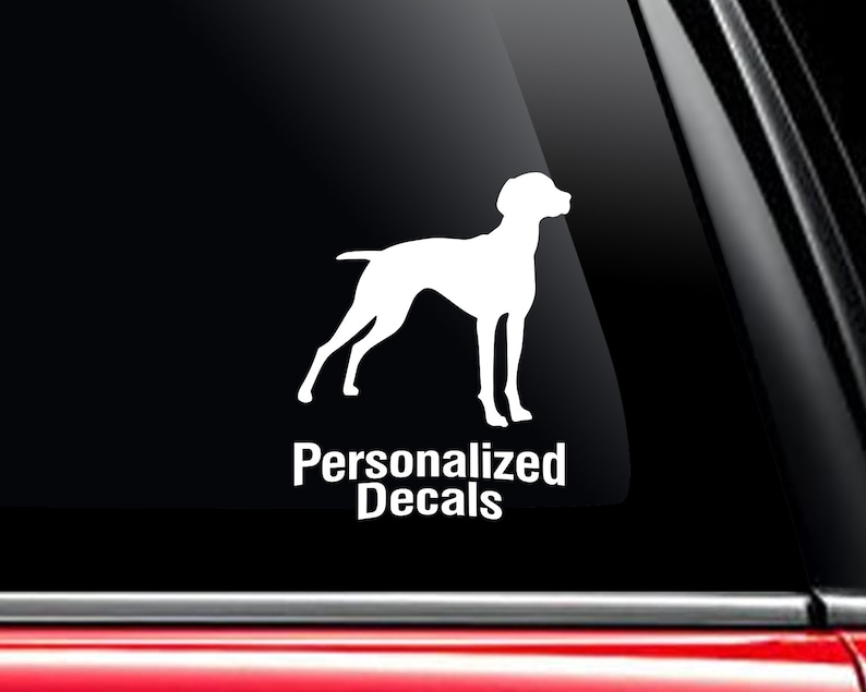 Custom Car Window Dog Decals Personalized Make a Decal Online w Decal