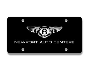 Custom Dealer License Plates Inserts - Car Dealer License Plate Signs are Custom Logo Printing Great Cheap Advertising and Promotional