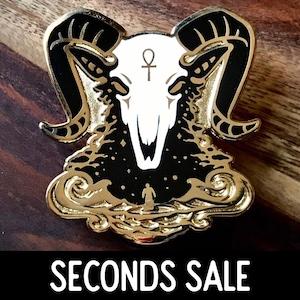 B-GRADE Khnum Enamel Pin - Cosmic Pantheon Egypt, Egyptian Gods, Egyptian Mythology, Egyptian Pins, Egypt Pin, Witchy Pins, Occult Pins