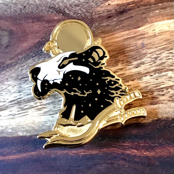 Sekhmet Enamel Pin - Cosmic Pantheon Egypt, Egyptian Gods, Egyptian Mythology, Egyptian Pins, Egypt Pin, Witchy Pins, Occult Pins