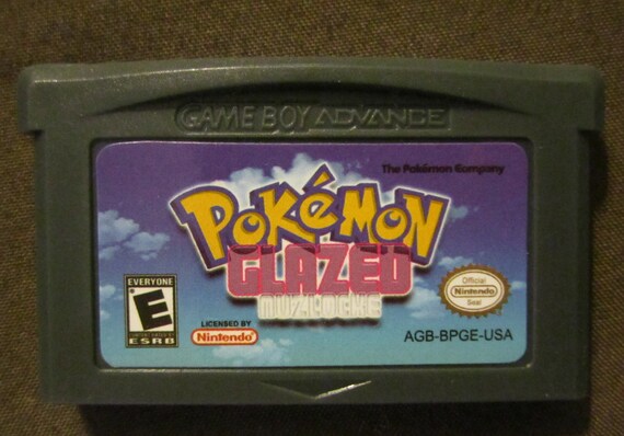 Pokemon Glazed Version Fan Made Nintendo Game Boy Advance Gba Game
