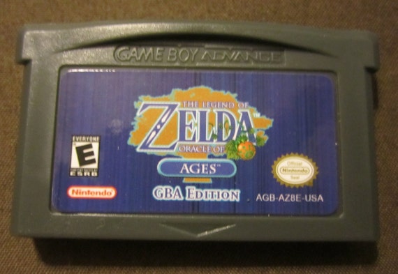 The Legend Of Zelda Oracle Of Ages Gba Edition Fan Made Nintendo Game Boy Advance Gba Game - 