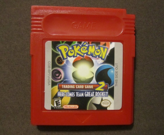 Pokemon Trading Card Game 2 Here Comes Team Gr Version Fan Made Nintendo Game Boy Color Gbc Game Gameboy English Translated