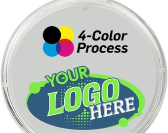 Bulk Custom Printed Logo Keychains, Full Color Printing on Round Keychains, Custom Logo Merchandise, Custom Logo Printed Acrylic Keychains