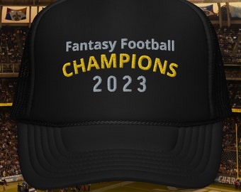 2023 Fantasy Football Champions Foam Trucker Hat, 2023 FFL Champs Cap, FFL 2023 League Champ Hat, 2023 Fantasy Football Champ Cap, FFL Gift