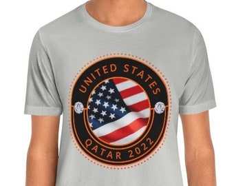 World Cup 2022 T-Shirt, Qatar 2022 T-Shirt, USA Soccer Shirt, U.S. National Soccer Team, Us Soccer Fan T-shirt, Futbol Fan, Futball Fan
