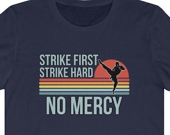 Cobra Kai Strike First Strike Hard No Mercy Shirt, Retro 80s and 90s Vintage Movie Shirt, Cobra Kai Gift Idea, All Valley Tournament, Kobra