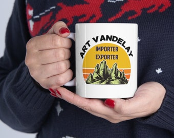 Art Vandelay Mug, Funny Seinfeld Coffee Mug, George Costanza Art Vandelay, Seinfeld TV Show, Funny Seinfeld Christmas Mug, 90s TV Show Mug