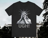 Political Protest Resist Tariff T-Shirt, Statue of Liberty Activist T-Shirt, Anti-Trump T-Shirt, Anti-Tariff T-Shirt, Hands Off T-Shirt
