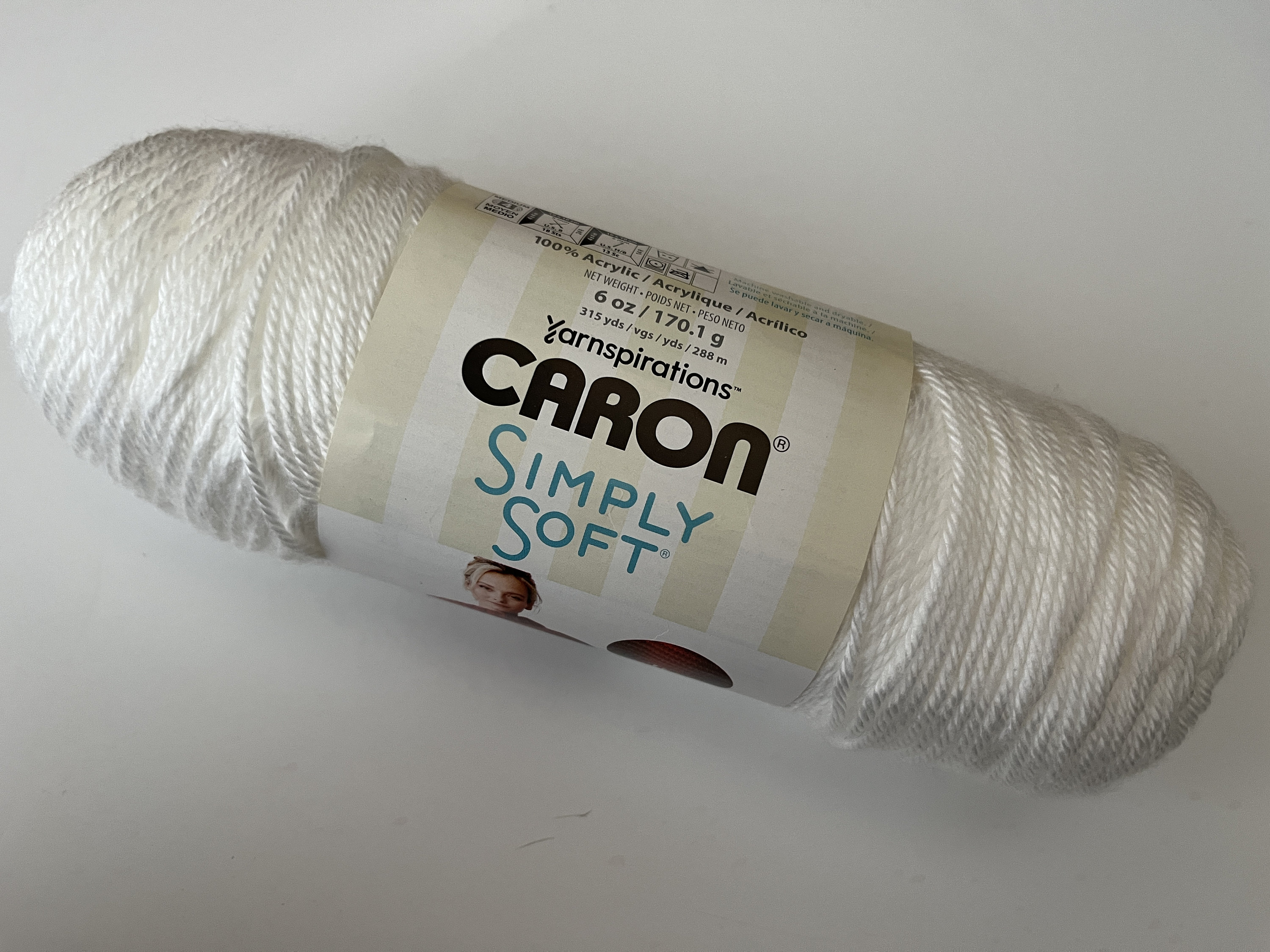 Caron Simply Soft Yarn 6 oz Acrylic 4 Ply 315 yd Orchid Purple