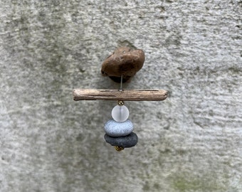 Guijarros magnéticos de madera flotante