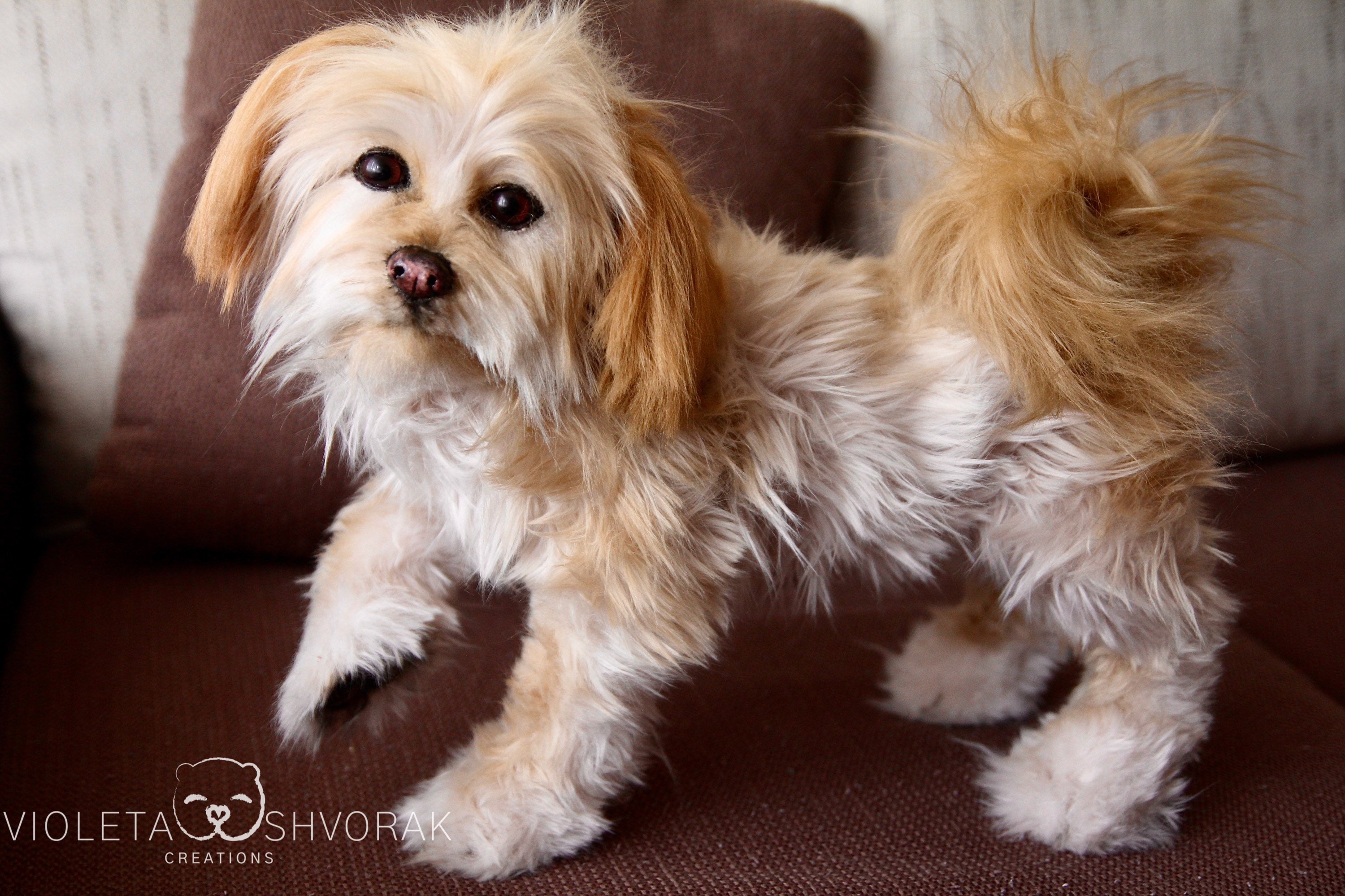 Stuffed dog realistic dog toy dog puppy made to order etsy