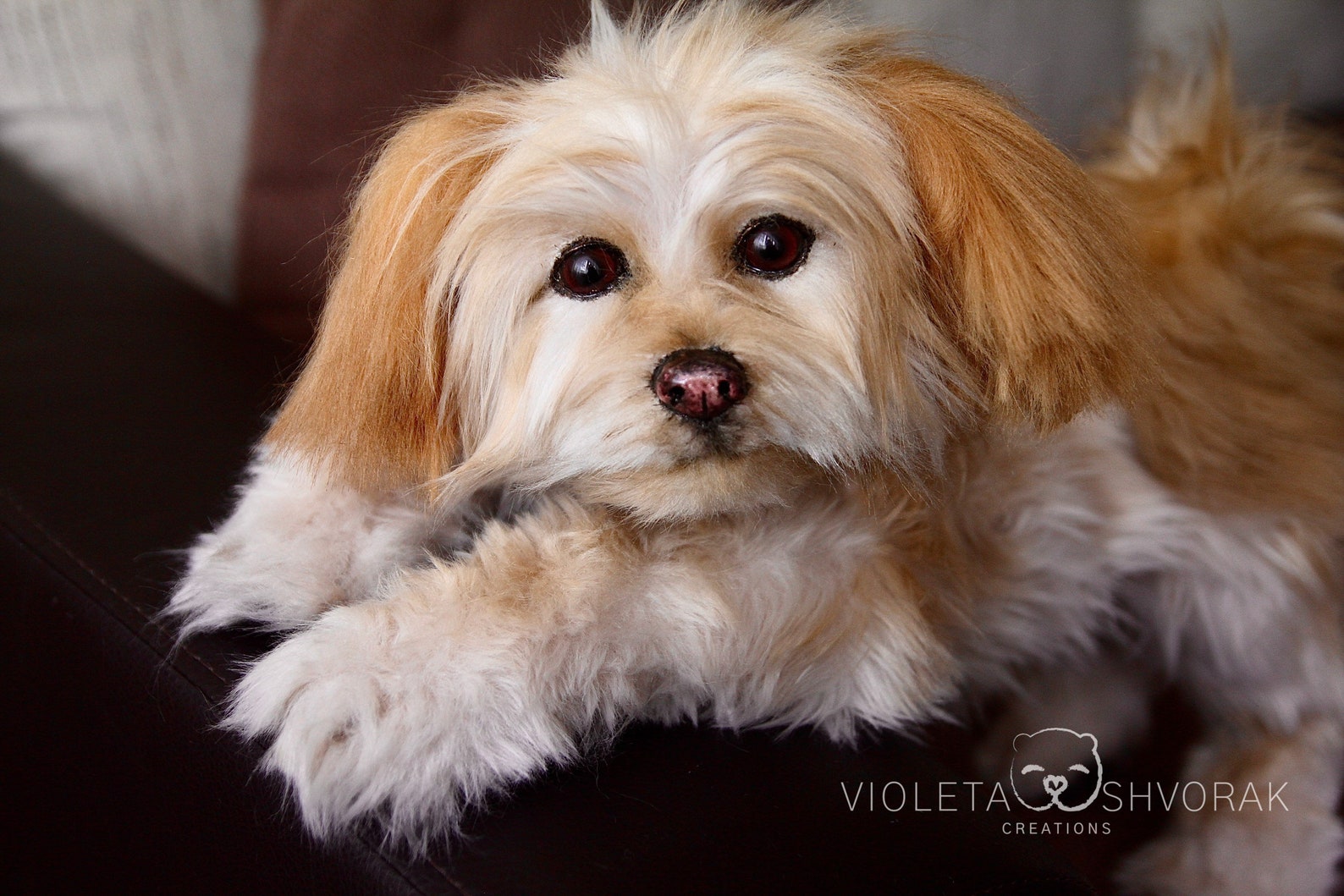 Stuffed dog realistic dog toy dog puppy made to order etsy