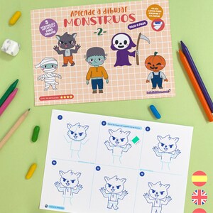 How to draw KAWAII MONSTERS vol. 2, Drawing guide,Draw witches, Drawing course, Drawing for children, Drawing lessons, Drawing Tutorial