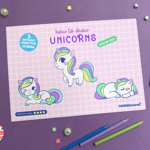 How to Draw Unicorns, Guide to Drawing, Learn to Draw, Drawing Course ...