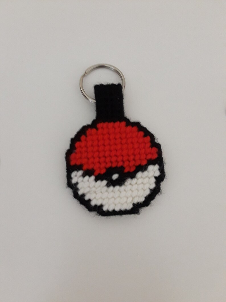 pokeball keychain