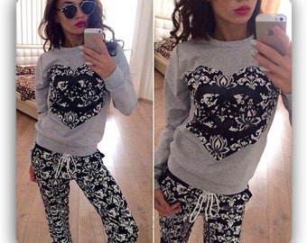 i have given up sweatshirt and sweatpants set