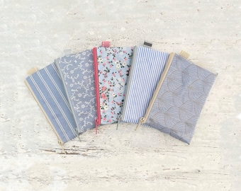 Small gifts for you: Bag organizer - wallet - purse - coin purse - pillbox. Waxed canvas bag