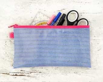 Pencil case - pen case - pencil pouch - case for pens made of oilcloth