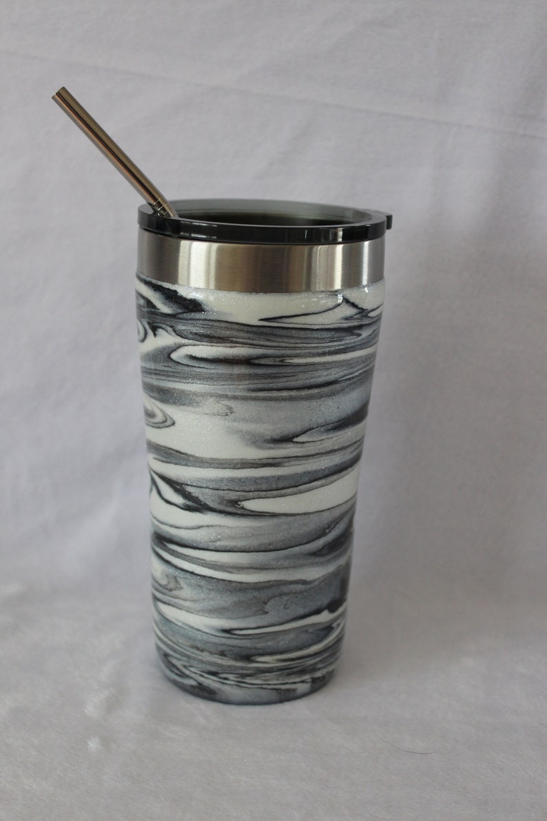 Custom Swirled Tumblers Stainless Steel Tumbler Mica Powder Etsy