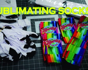 Blank Sublimation Socks polyester socks %100 polyester socks