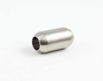 Ø 6 mm-Edelstahl Magnetverschluss-matt-ID6