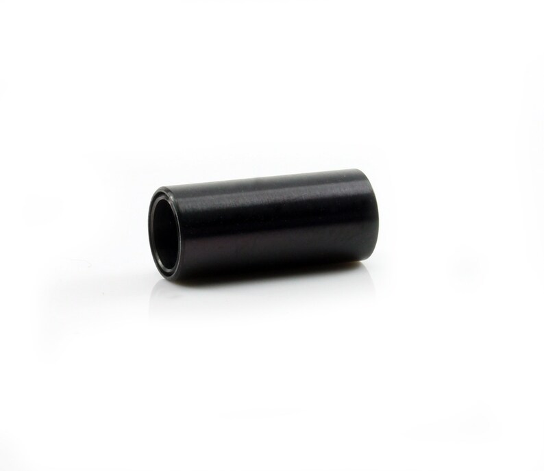 Ø 6 mm Edelstahl Magnetverschluss schwarz matt ID6 mm 18 x 8 mm Schmuck herstellen armband Bild 1